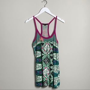 Truly Madly Deeply Racerback Frock Green